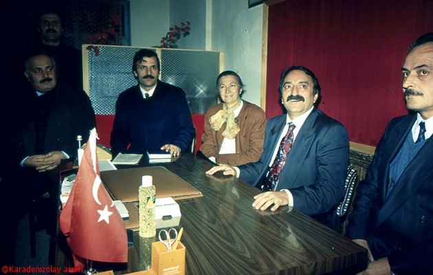 İbrahim Tez'in SHP Trabzon il başkanlığı ziyareti, il sekreteri Ahmet Samast