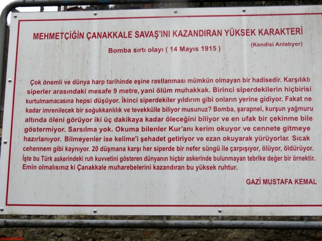 Mehmetçiğin Çanakkale savaşını  kazandıran yüksek karakteri, Atatük anlatıyor