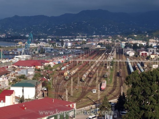 Gürcistan'ın Batum (Batumi), Ajara (Acara) özerk Cumhuriyeti Başkenti