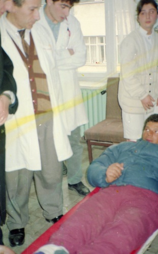 Rize Devlet Hastahanesi doktorları, haydar Celayir'e anın da konsültasyon yapıyor