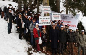 Yaban hayvanlar aç kalmasın